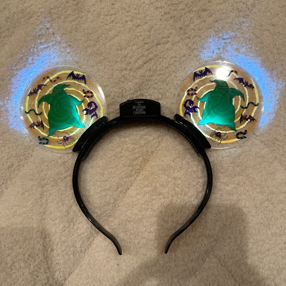 Nightmare Before Christmas Light-Up Mickey Ears